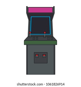 Retro arcade videogame