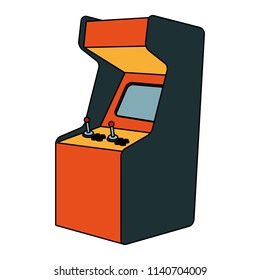 Retro arcade videogame