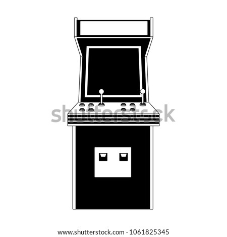 Retro arcade videogame