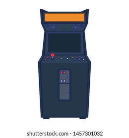 Retro arcade videogame classic console vector illustration graphic design