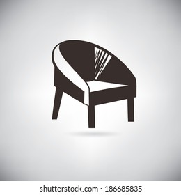 retro armchair, sofa