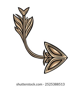 Retro arrow refresh symbol in retro style