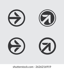 Retro Arrow Vector Badge Design for Vintage Brands