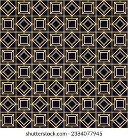 Retro art deco decorative seamless pattern vector image