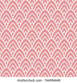 Retro Art Deco Seamless Pattern. Abstract decorative texture. 