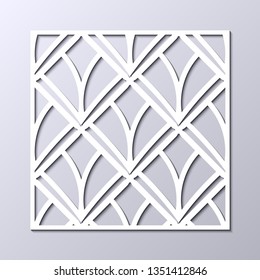 Retro art deco vintage pattern. Geometric ornamental white vintage texture on grey background.