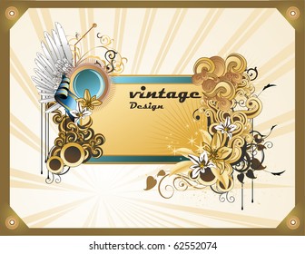 retro art vector illustration