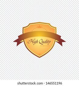 retro art vintage label high quality orange
