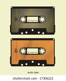 retro audio tape's illustration