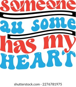 Retro Autism , T-shirt Design, Vector