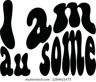 Retro Autism T-shirt Design, Vector