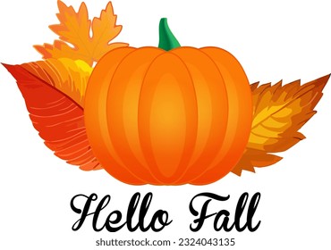 Caída Retro Otoño. Hello Fall