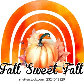 Retro Autumn Fall. Fall Sweet Fall