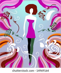 retro background