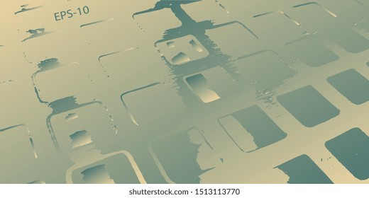 Retro background. Abstract background. Background with grunge texture. Designer decorative cover. Abstractionism. Design background. Abstract graphics. Vector illustration