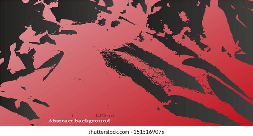 Retro background. Abstract background. Background with grunge texture. Designer decorative cover. Abstractionism. Design background. Abstract graphics. Vector illustration