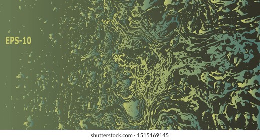 Retro background. Abstract background. Background with grunge texture. Designer decorative cover. Abstractionism. Design background. Abstract graphics. Vector illustration