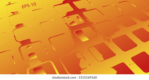 Retro background. Abstract background. Background with grunge texture. Designer decorative cover. Abstractionism. Design background. Abstract graphics. Vector illustration
