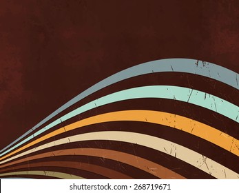 Retro Background - Abstract Lines - 80s Style