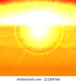 Retro background. Abstract pattern with glittering triangles