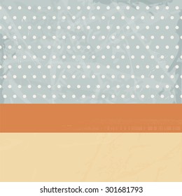 Retro background banner - vintage greeting card