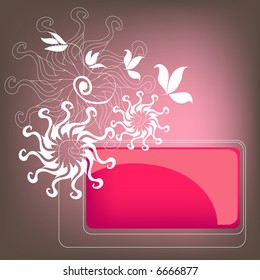retro background blank frame for text