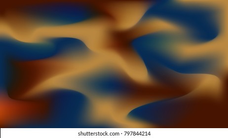 Retro background blue yellow brown
