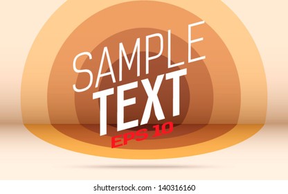 retro background with circles