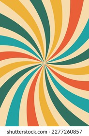 Retro background with colorful rays or lines in the middle. Sunburst or sun burst retro background. Eps 10