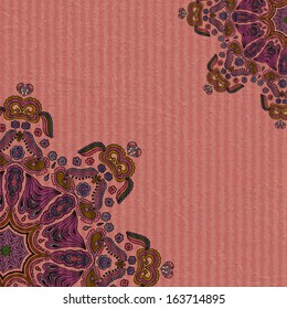 Retro Background for Congratulation card, menu and Invitation card 
