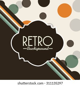 retro background design, vector illustration eps10 graphic 
