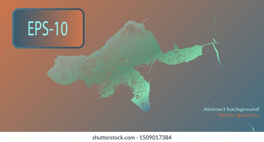 Retro background. Designer decorative cover. Abstractionism. Abstract background. Background with grunge texture. Design background. Abstract graphics. Vector illustration