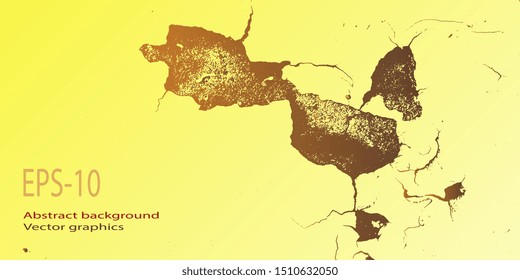 Retro background. Designer decorative cover. Abstractionism. Abstract background. Background with grunge texture. Design background. Abstract graphics. Vector illustration