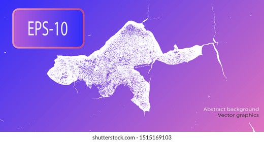 Retro background. Designer decorative cover. Abstractionism. Abstract background. Background with grunge texture. Design background. Abstract graphics. Vector illustration