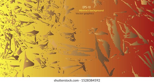 Retro background. Designer decorative cover. Abstractionism. Abstract background. Background with grunge texture. Design background. Abstract graphics. Vector illustration