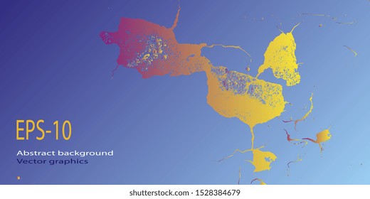 Retro background. Designer decorative cover. Abstractionism. Abstract background. Background with grunge texture. Design background. Abstract graphics. Vector illustration