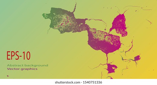 Retro background. Designer decorative cover. Abstractionism. Abstract background. Background with grunge texture. Design background. Abstract graphics. Vector illustration