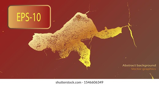 Retro background. Designer decorative cover. Abstractionism. Abstract background. Background with grunge texture. Design background. Abstract graphics. Vector illustration