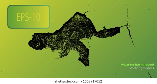 Retro background. Designer decorative cover. Abstractionism. Abstract background. Background with grunge texture. Design background. Abstract graphics. Vector illustration