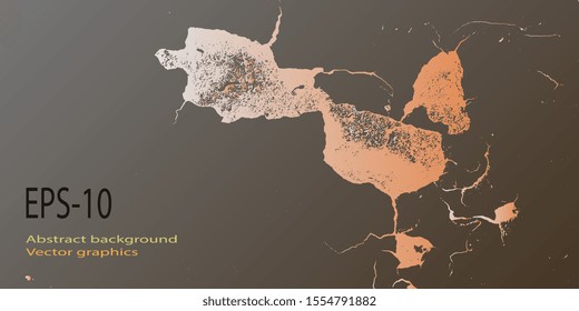 Retro background. Designer decorative cover. Abstractionism. Abstract background. Background with grunge texture. Design background. Abstract graphics. Vector illustration