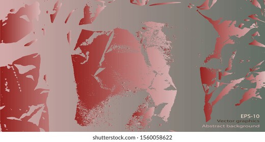 Retro background. Designer decorative cover. Abstractionism. Abstract background. Background with grunge texture. Design background. Abstract graphics. Vector illustration