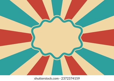 retro background with a frame eps 10 vector