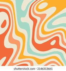 Fondo retro. Fondo groovy. Antecedentes de los años 70