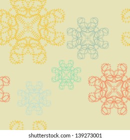 Retro background, lace seamless pattern, ornate endless texture