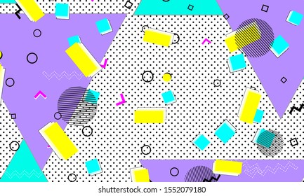 Retro Background. Lilac Childish Cover. Animation Fashion. Lemon Artwork. Liquid Texture. Purple 90s Elements. Ultramarine Template. Colorful Banner.