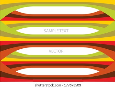 retro background with lines and place for your text