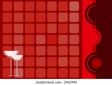 retro background makeup love adventure party make abstract trip red modern square beverages look story art fashion symbols disco patterns styled circles conceptual bubbles designs illustrations discot