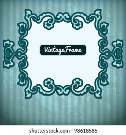 Retro background. Old paper greeting card