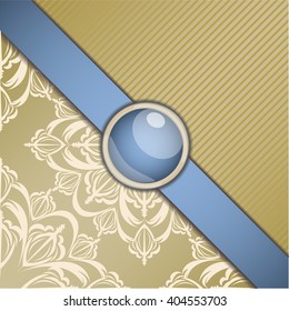 Retro background with ornament. Illustration 10 version