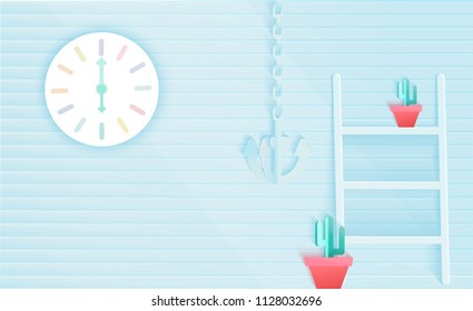 Retro background  pastel wood.